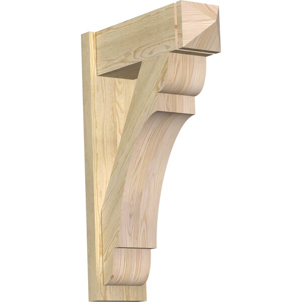 Ekena Millwork Olympic Rough Sawn Arts and Crafts Outlooker, Douglas Fir, 8"W x 24"D x 36"H OUT08X24X36OLY03RDF - main